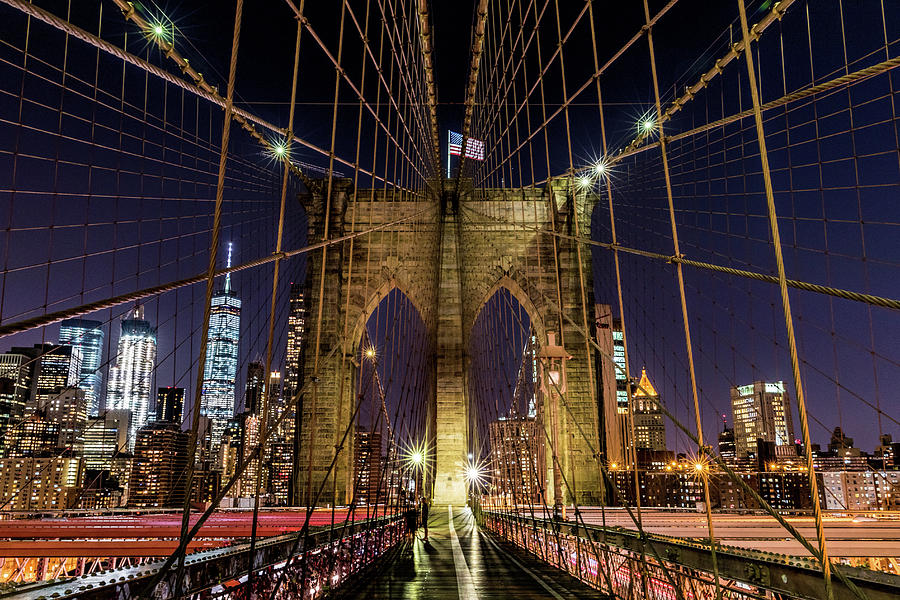 Brooklyn Bridge Photograph by Mike Centioli