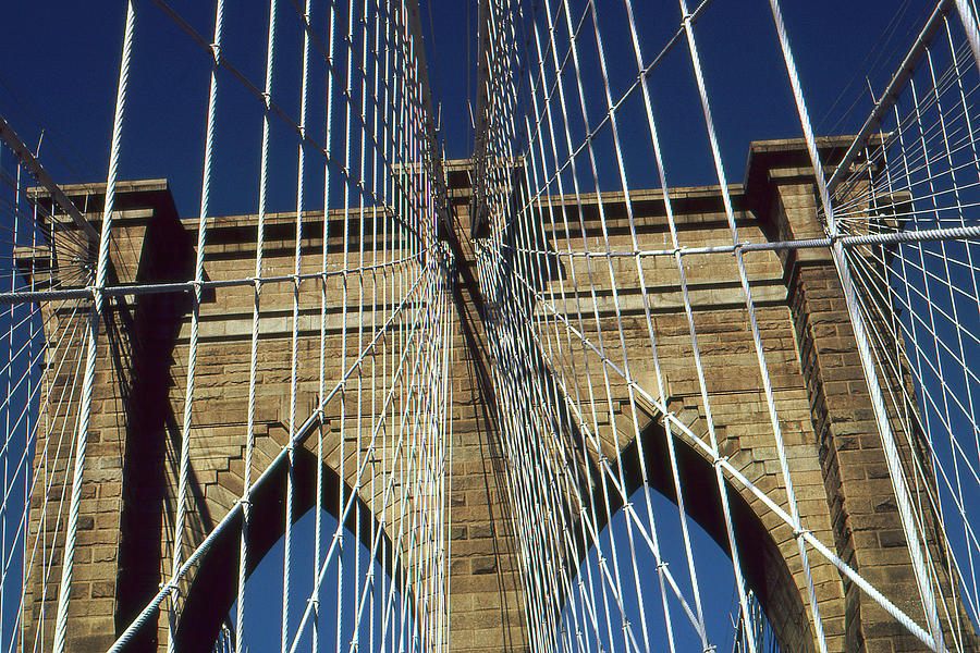Brooklyn Bridge New York City Photograph by Peter Potter