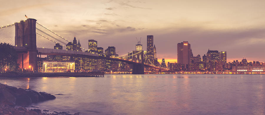 New York City Photograph - Brooklyn Bridge - New York City by Thomas Richter