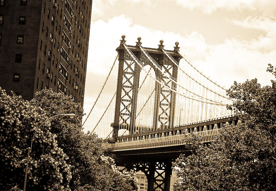 Brooklyn Bridge New York Photograph by Mickey Clausen