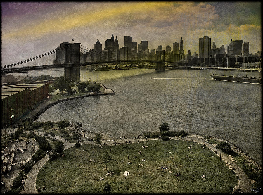 Bridge Photograph - Brooklyn Bridge Park by Chris Lord