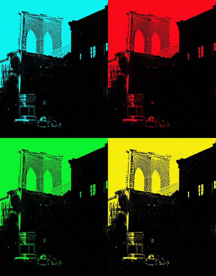 Brooklyn Bridge Pop 1971 Photograph by John Schneider