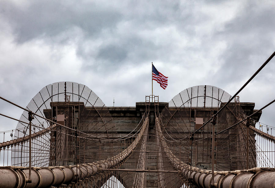Brooklyn Bridge Photograph by Robert Ullmann
