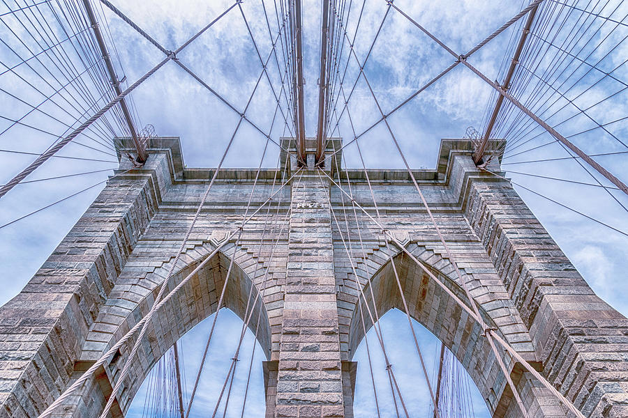 Brooklyn Bridge Photograph by Sandi Kroll