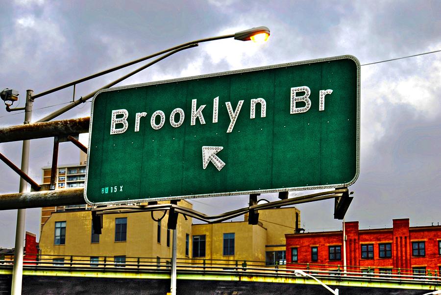 New York City Photograph - Brooklyn Bridge Thisaway by Randy Aveille