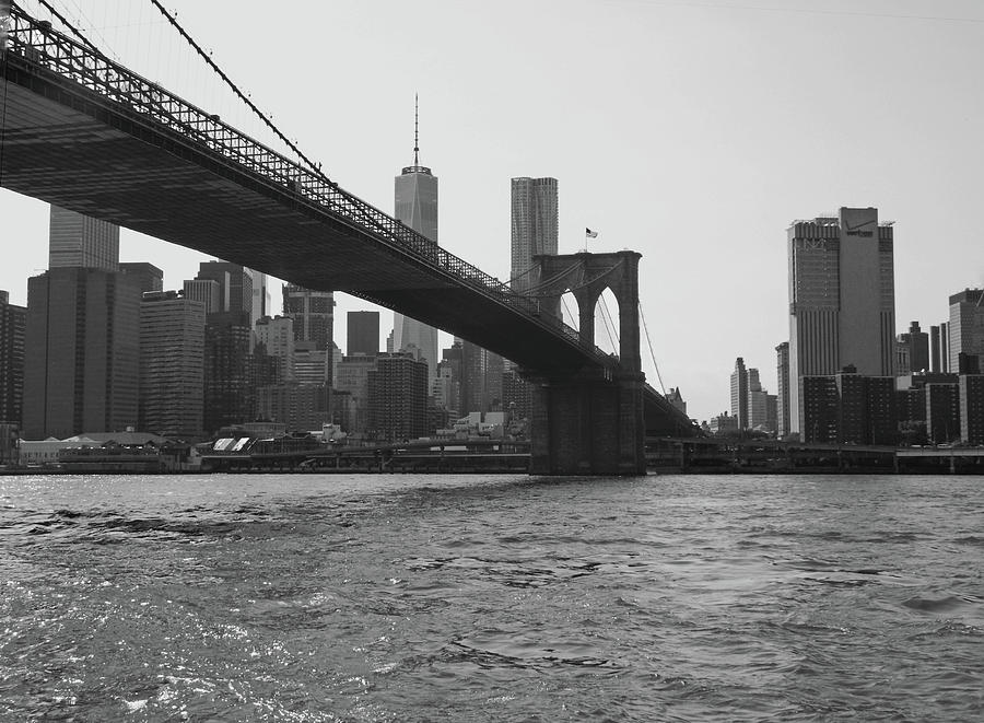 Brooklyn Bridge To Manhattan Photograph by Emmy Vickers