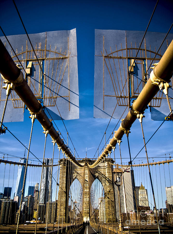 Brooklyn Bridge Photograph - Brooklyn Bridge - To Manhattan by James Aiken