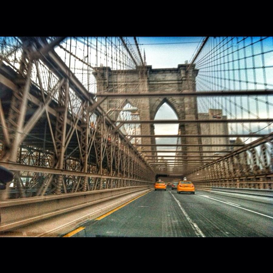 Lines Photograph - Brooklyn Bridge#lines In Every Direction by Jene Nesheiwat