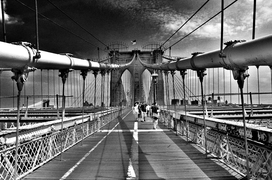 Brooklyn Brige Photograph by Andrew Dinh