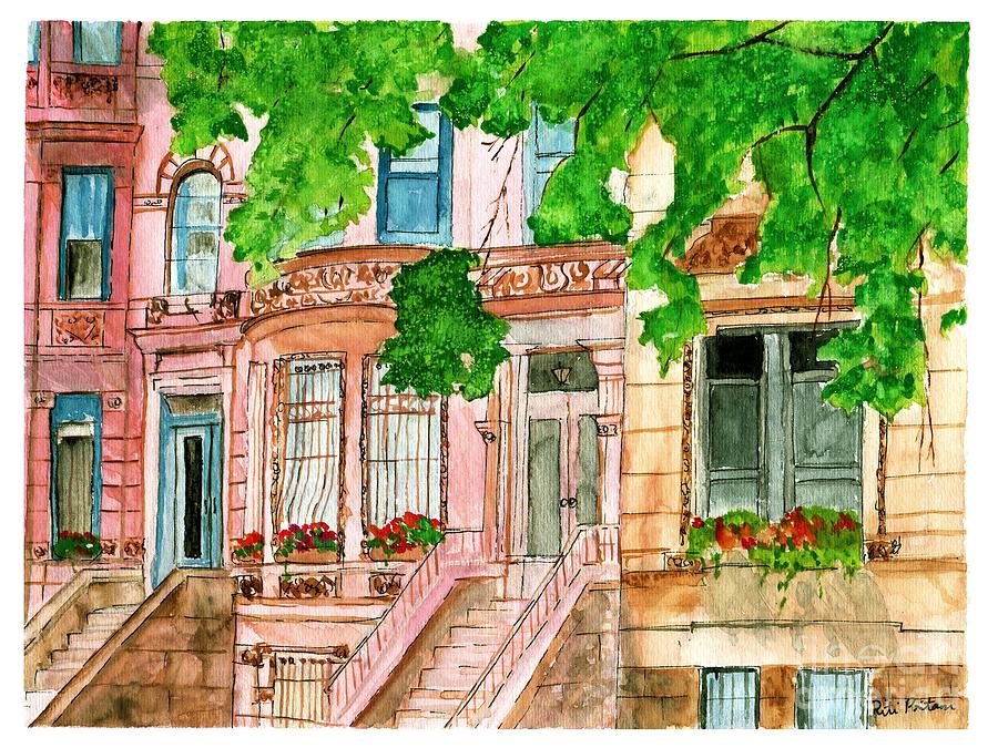 The Coloring Book - Brooklyn Brownstones & More (with Colored