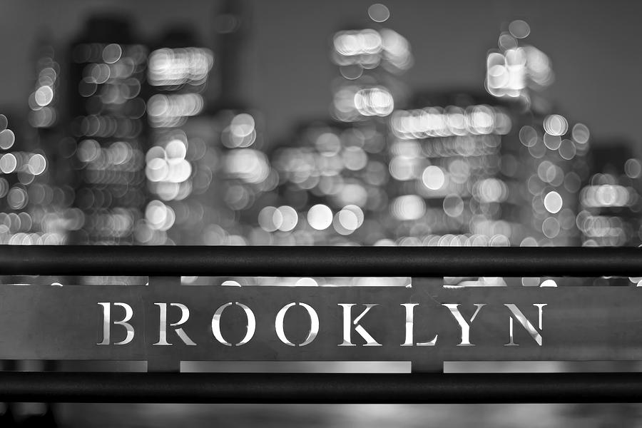 Sign Photograph - Brooklyn by Evelina Kremsdorf