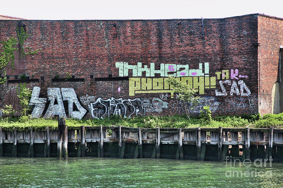 Brooklyn Graffiti Red Hook NY  Photograph by Chuck Kuhn
