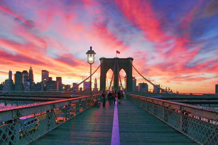 Sunset Photograph - Brooklyn Sunset by Rick Berk