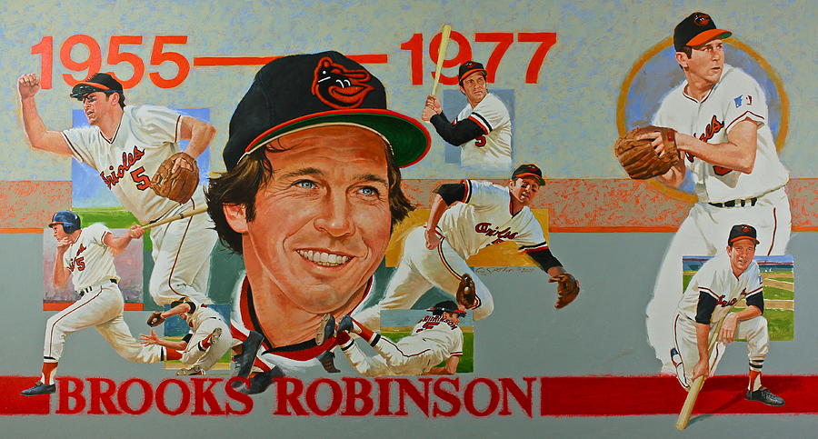 Brooks Robinson Painting by Cliff Spohn