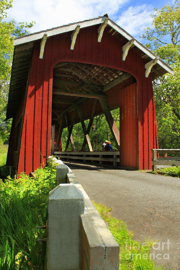 Brookwood Covered Bridge Photograph by James Eddy