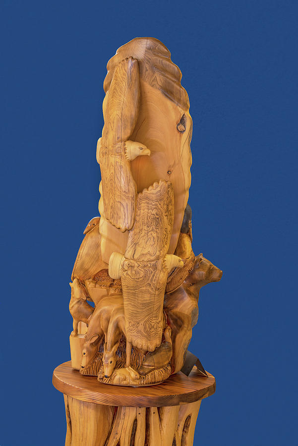 Brother, Carved Out Of A Dead Tree By Scott Alan Malinsky In Twin Lakes, Colorado   Photograph by Bijan Pirnia