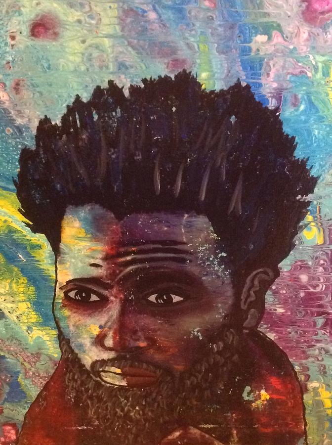 Brother Man  Painting by Karen Buford