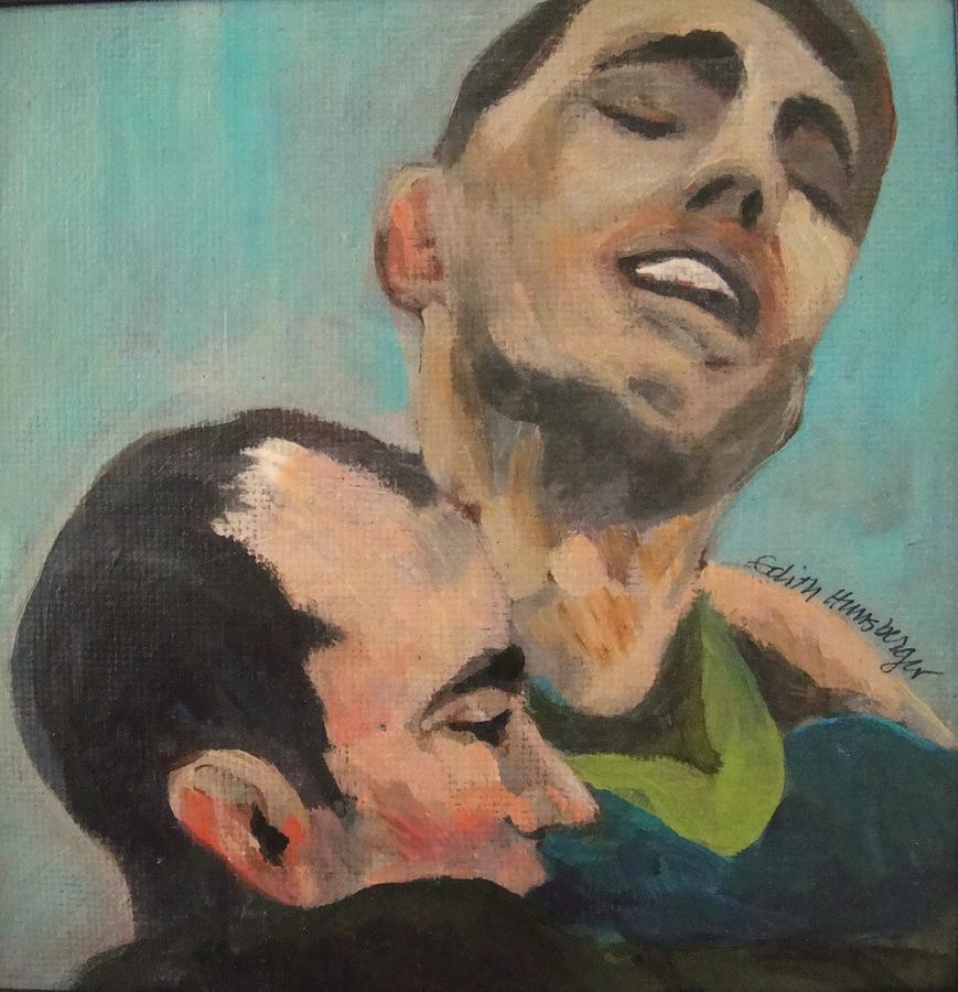Brothers Painting by Edith Hunsberger