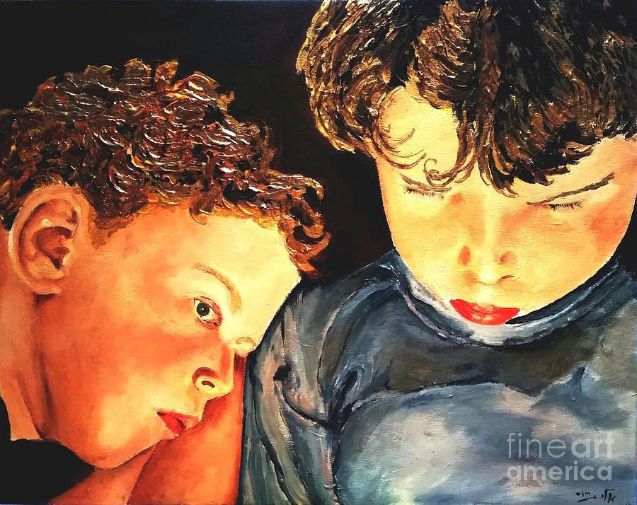 Brothers Painting by Eli Gross