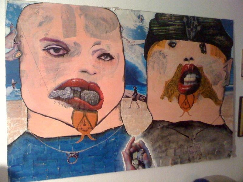 Portrait Painting - Brothers Grim by Billy Knows Portrait Painting - Brothers Grim by Billy Knows
