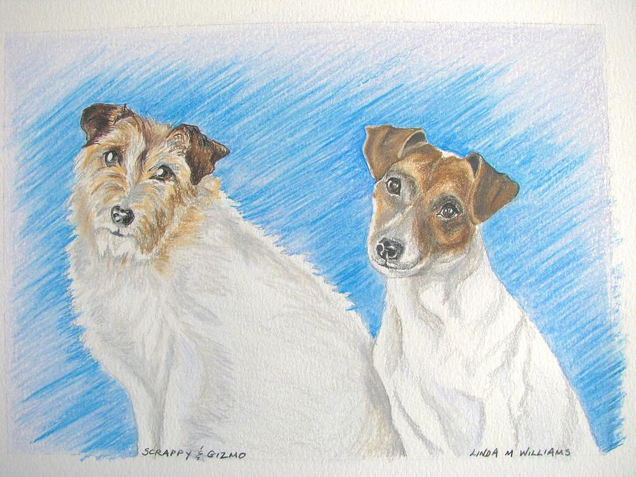 Brothers Drawing by Linda Williams
