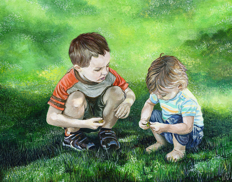 Nature Painting - Brothers by Michelle Sheppard