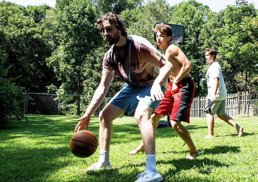 Brothers Playing Basketball Photograph by Toro The Bull - Arturelia ...