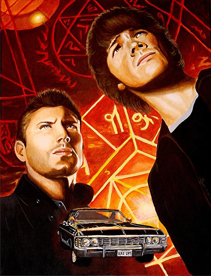 Brothers Winchester Painting by Al  Molina