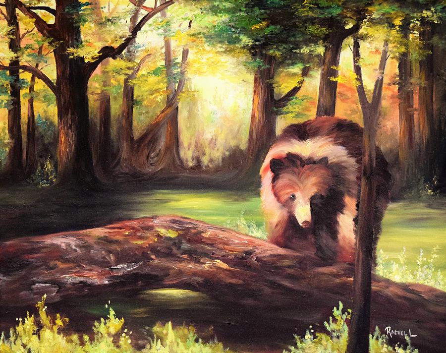 Brown Bear Painting by Rachel Lawson