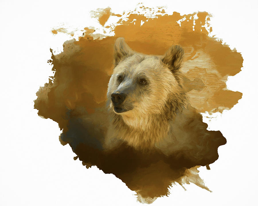 Brown Bear Painting by Steven Richardson