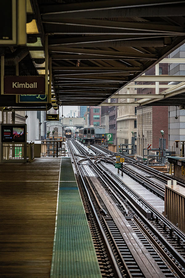 Brown Line to Kimball Photograph by Anthony Doudt
