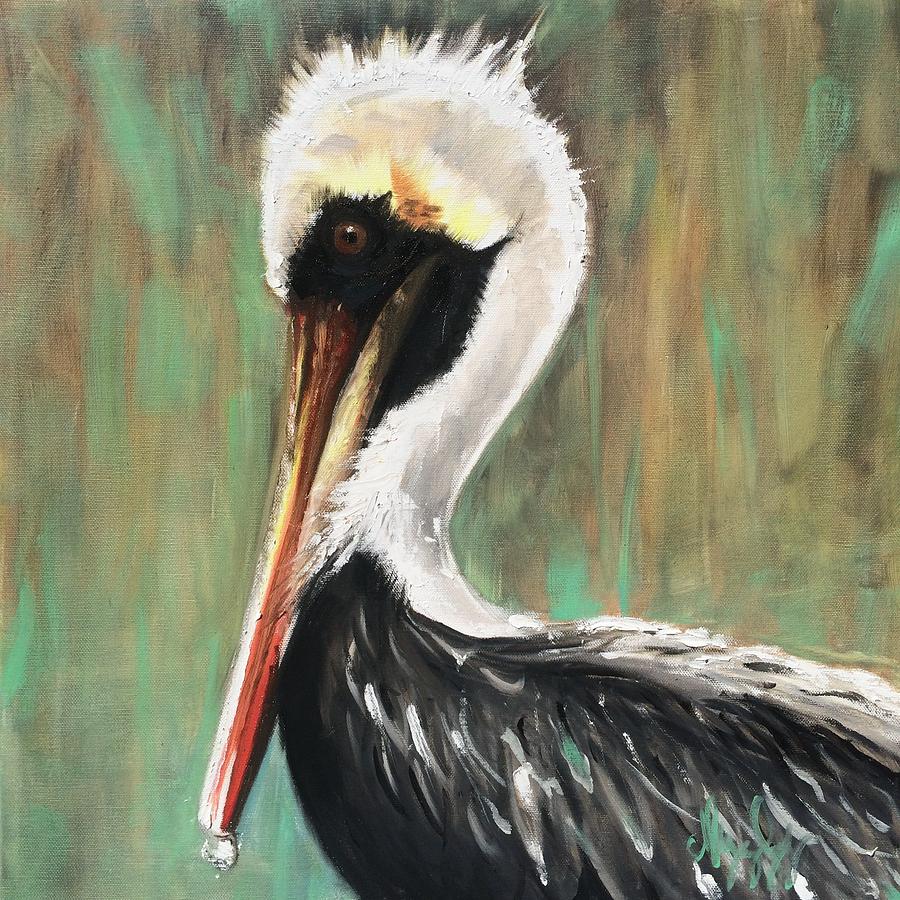 Brown Pelican Painting By Maggii Sarfaty 