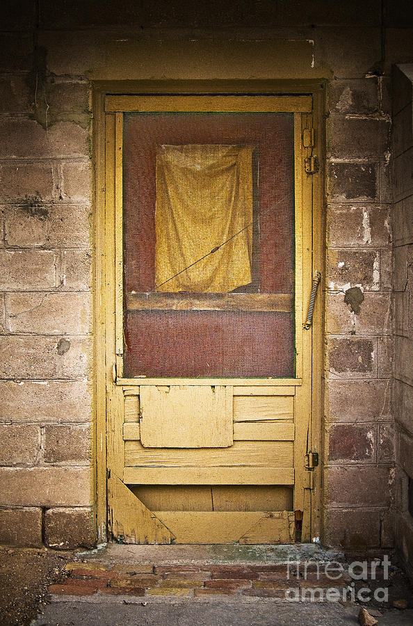 Brown Rag Door Photograph by Craig J Satterlee
