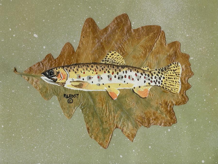 Brown Trout Painting by Ralph Root