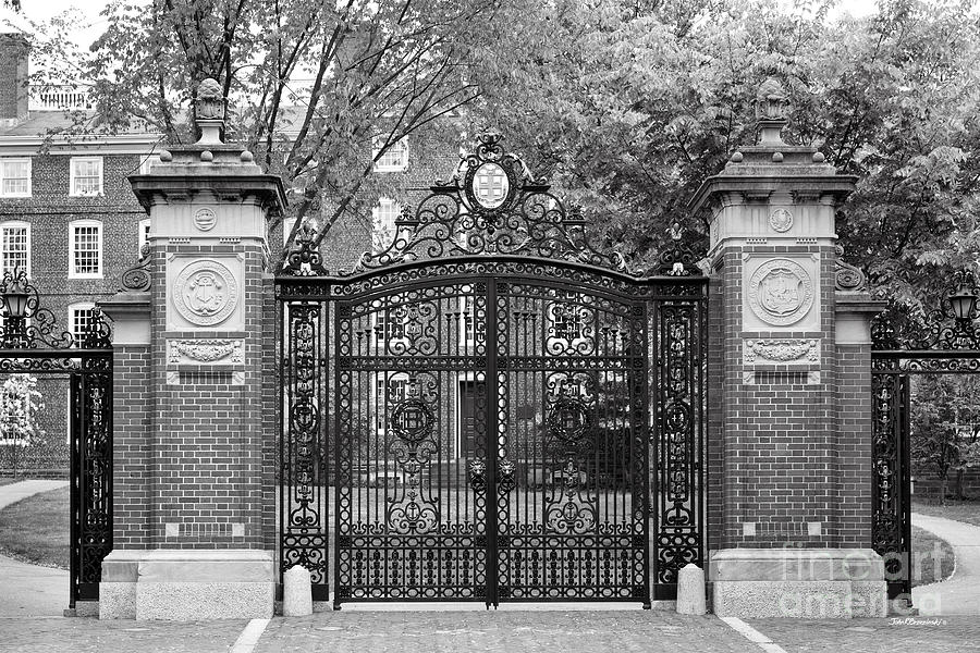 Brown University Van Wickle Gates Photograph by University Icons