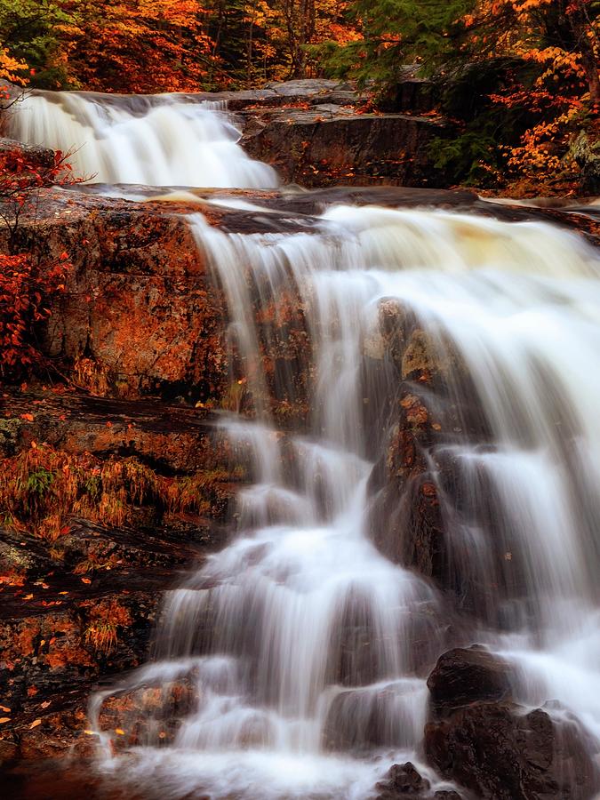 Brown Waterfall Photograph by Harriet Feagin