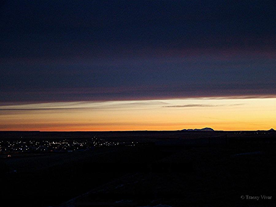  Browning Montana Sunrise Photograph by Tracey Vivar