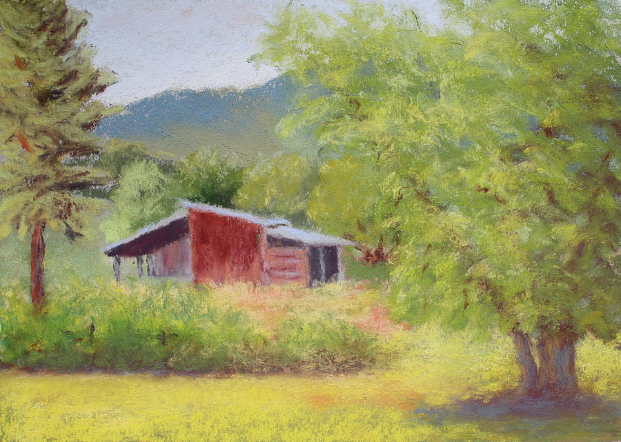 Browns Shed Painting by Nancy Jolley