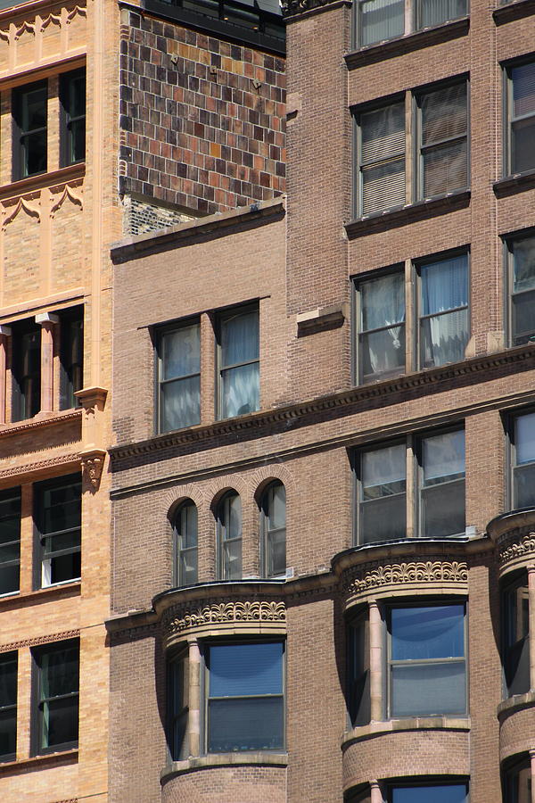Brownstone Buildings in Chi Town Photograph by Colleen Cornelius