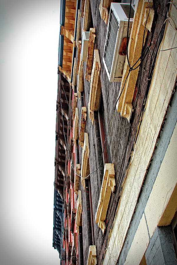 Brownstone - Stoop - Abstract Photograph by Doc Braham