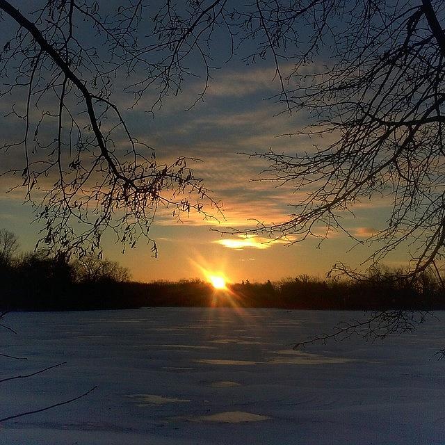 Winter Photograph - Brrrrrrrrrr......morning From Michigan by Douglas Carey