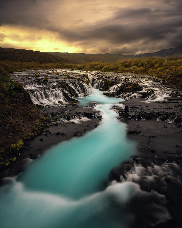Waterfall Photograph - Bruarfoss by Tor-Ivar Naess