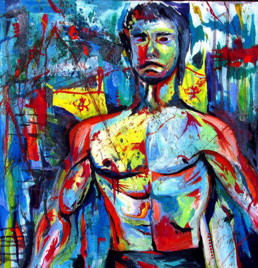 Bruce Lee Painting by John Gholson