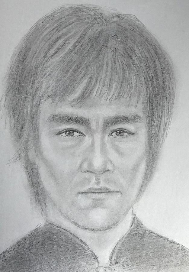 bruce lee drawing photos