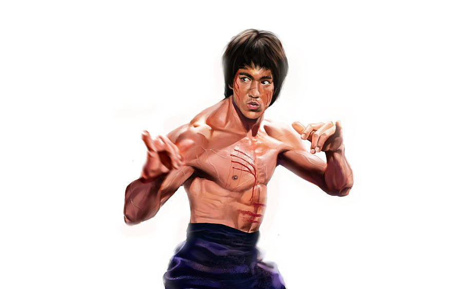 Bruce Lee Digital Art - Bruce Lee by Super Lovely