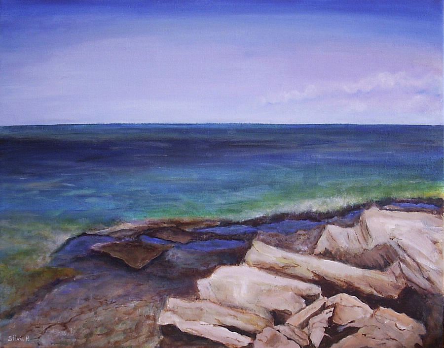 Bruce Peninsula Painting by Silvia Philippsohn