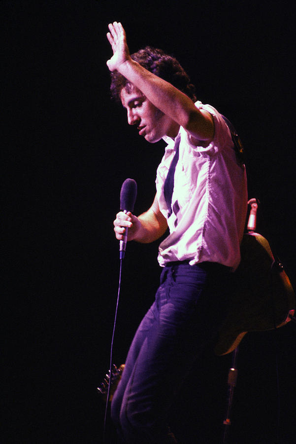 Bruce Springsteen 1980 Photograph by Chris Walter