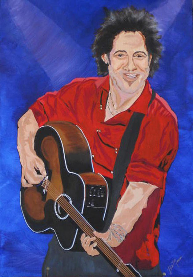 Bruce Springsteen-An American Boy Painting by Bill Manson