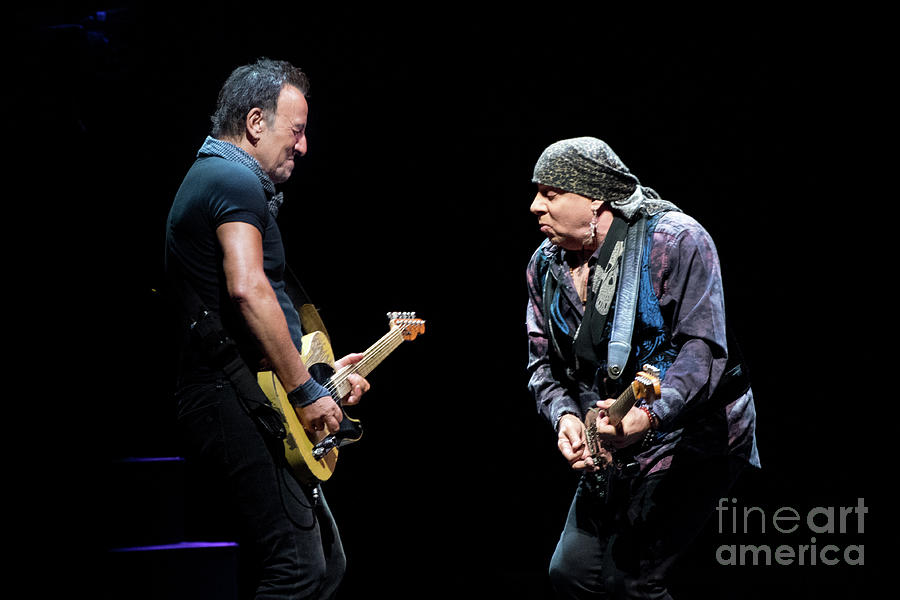 Music Photograph - Bruce Springsteen and the E Street Band by Jerry Frishman