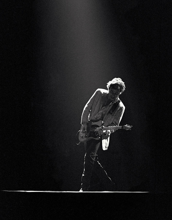 Bruce Springsteen Photograph - Bruce Springsteen in the Spotlight by Mike Norton